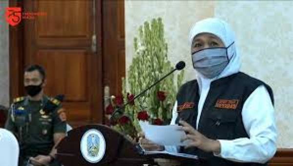 Kasus Covid 19 di Jatim Melandai, Khofifah Atur Jam Kerja ASN Pemprov Jatim dan Aturan Mudik Lebaran 2022