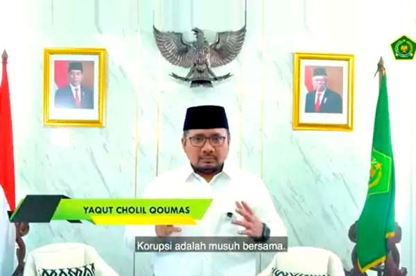 Eks Menag Yaqut Cholil Ajak Lawan Korupsi, Video Pidato Viral di Medsos
