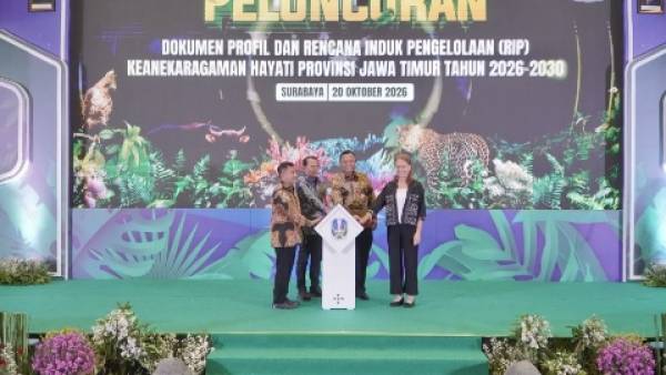 Komitmen Pembangunan Berkelanjutan, Pemprov Jatim Luncurkan Dokumen Profil dan Rencana Induk Kehati 2026–2030