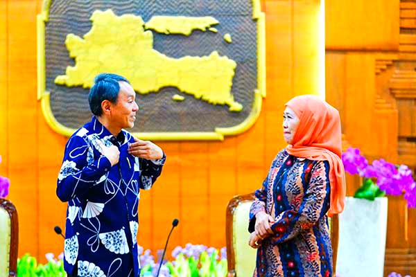 Khofifah Gandeng Jepang Tingkatkan Skill Penanggulangan Bencana di Jatim