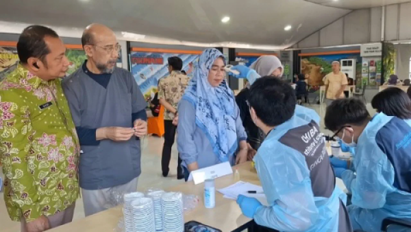 BPBD Jatim Gandeng Jepang Periksa Kesehatan 200 Relawan