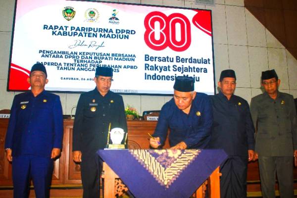 Anggaran 2025 Disahkan, Madiun Fokus Bangun Desa, UMKM, dan Infrastruktur Produktif
