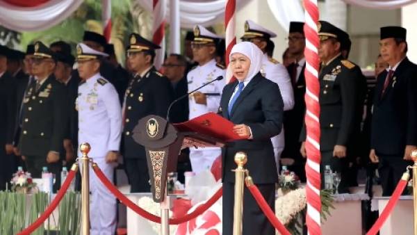 Pimpin Upacara Sumpah Pemuda di Pamekasan, Khofifah Tekankan Solidaritas Generasi Muda