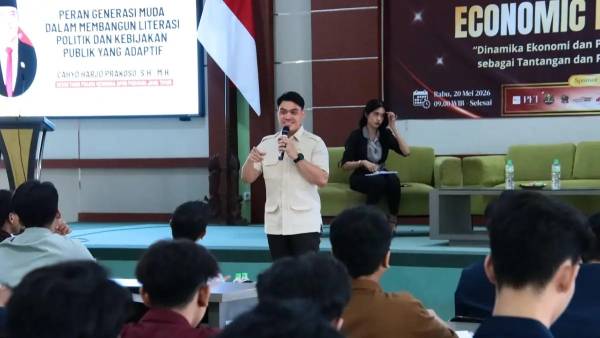 Cahyo Harjo Ajak Mahasiswa Peka terhadap Politik dan Pembangunan Ekonomi