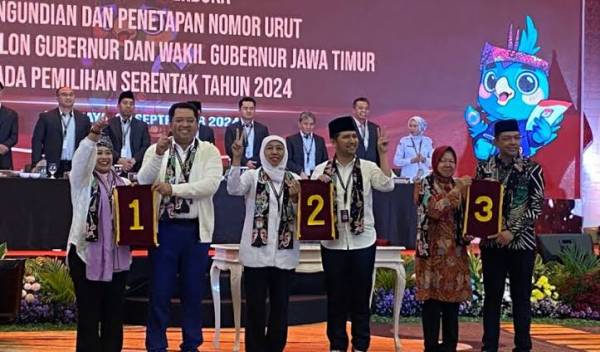 Debat Pertama Pilgub Jatim Digelar 18 Oktober 2024