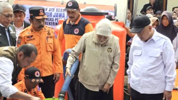 25 Kabupaten di Jatim Terdampak Kekeringan, Pemprov Salurkan Air Bersih dan Siapkan Sumur Bor
