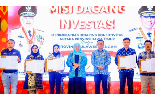 Misi Dagang Jatim–Sulteng Raup Rp1,54 Triliun Khofifah Tegaskan Kuatnya Ekonomi Antarwilayah