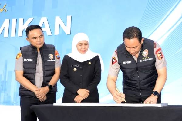 Pemprov Jatim Perkuat Sinergi dengan Polri Perluas Perlindungan Hak Pekerja