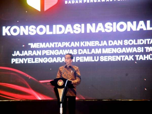 Jokowi Tekankan Peran Sentral Bawaslu Wujudkan Pemilu Berkualitas dan Berintegritas