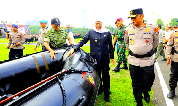 Khofifah Ajak Forkopimda Siaga Hadapi Bencana Hidrometeorologi di Jatim