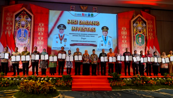Misi Dagang Jatim-Kalbar Hasilkan Investasi Rp885 Miliar