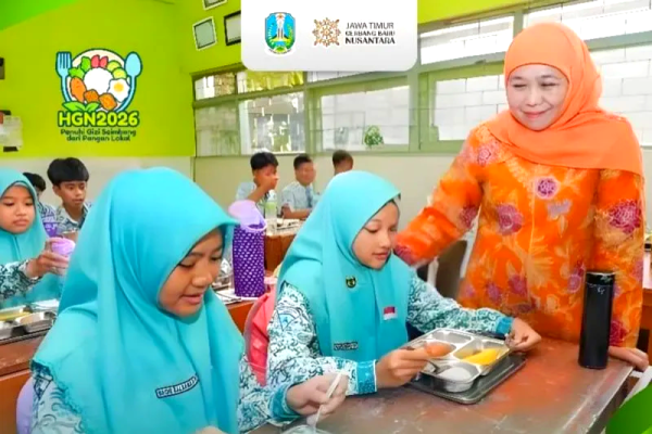 Lewat Jatim Sehat, Khofifah Perkuat Fondasi Gizi Menuju Indonesia Emas 2045