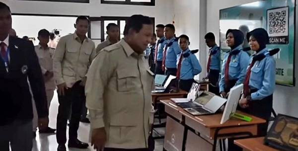 Presiden Prabowo Resmikan SMA Taruna Nusantara Kampus Malang, Target Renovasi 60 Ribu Sekolah