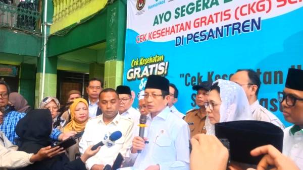 Cek Kesehatan Gratis Menag Tegaskan Sehat Itu Ibadah Sekolah Harus Jadi Teladan