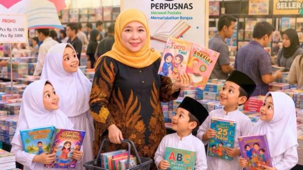 Hari Buku Nasional 2026, Khofifah Ajak Warga Jatim Budayakan Membaca dalam Kehidupan Sehari-hari