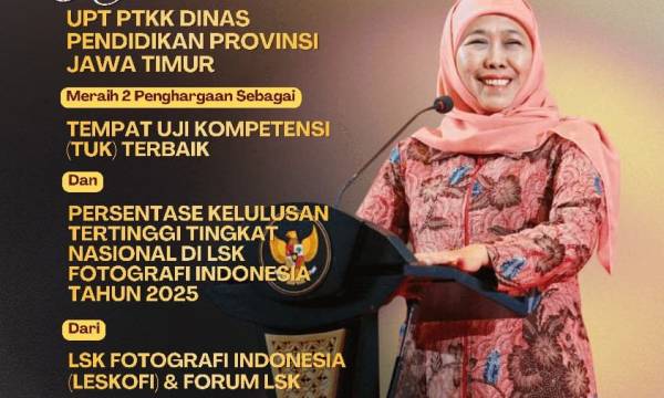 UPT PTKK Jatim Sabet Dua Penghargaan Nasional SDM Vokasi Jatim Melesat