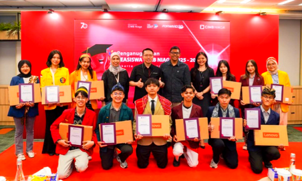 CIMB Niaga Umumkan 50 Penerima Beasiswa 2025, Perkuat Ekosistem Talenta Muda