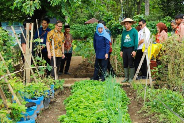 Gubernur Khofifah Apresiasi SMAN 1 Dampit Siap Jadi Role Model Ketahanan Pangan Berbasis Sekolah