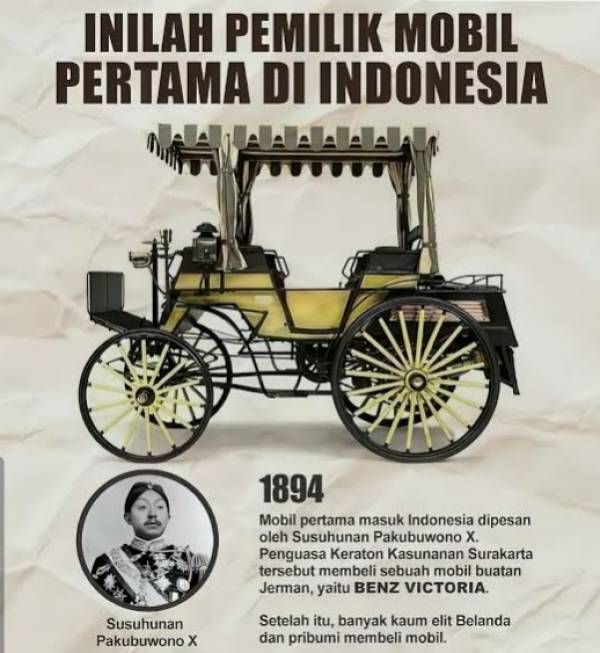 Raja Pemilik Mobil Pertama di Indonesia