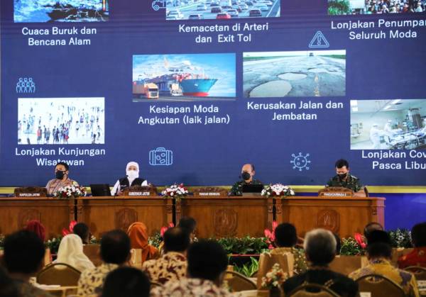 Gelar Rakor Angkutan Lebaran Pemprov Jatim Rumuskan Langkah Antisipatif Wujudkan Kelancaran Arus Mudik