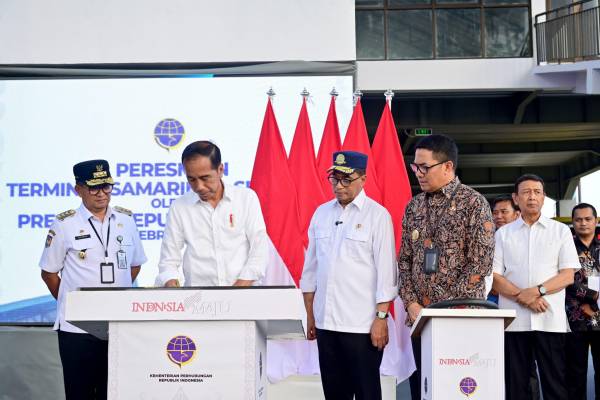 Resmikan Terminal Samarinda Seberang, Jokowi Dorong Penggunaan Transportasi Massal